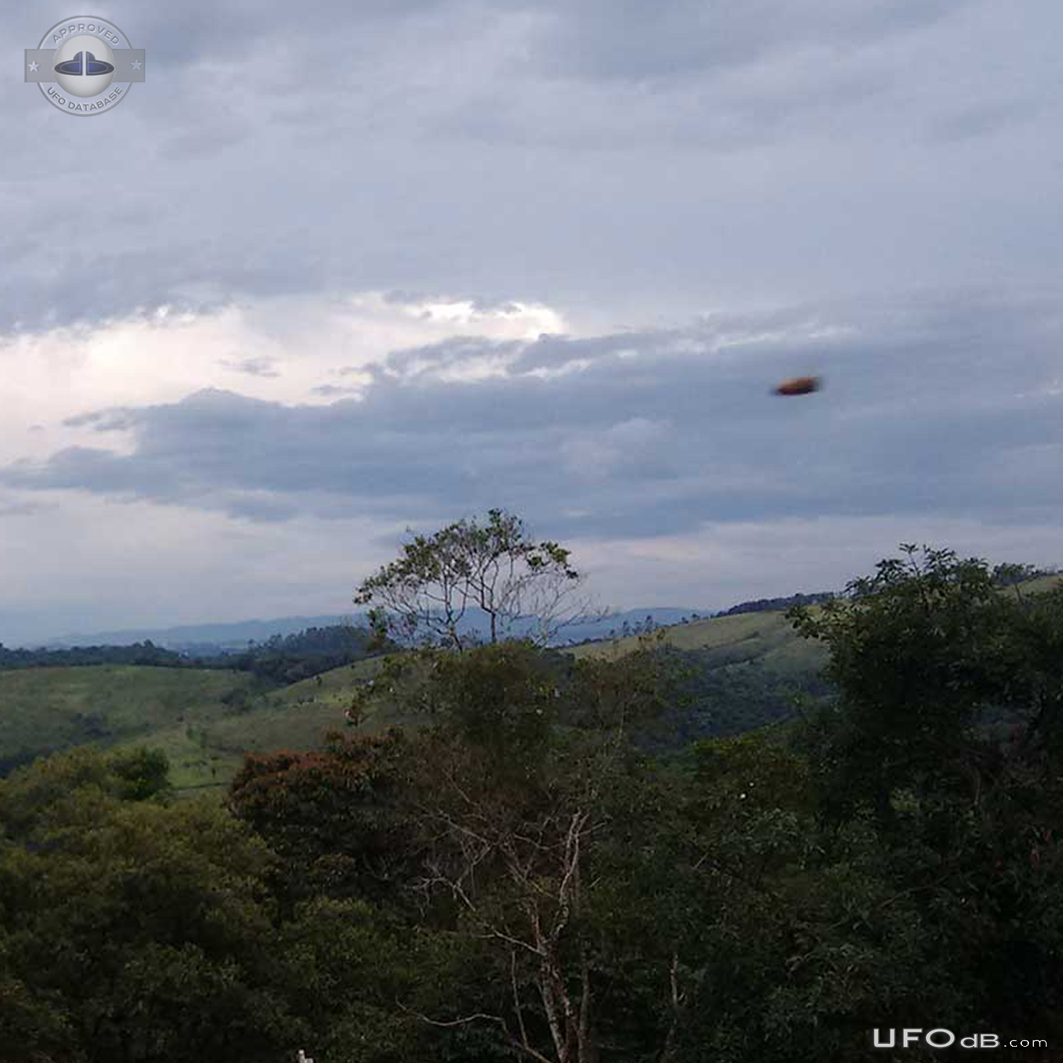 UFO Caught on camera but not seen - Marmelo Pernambuco Brazil 2015 UFO Picture #771-2