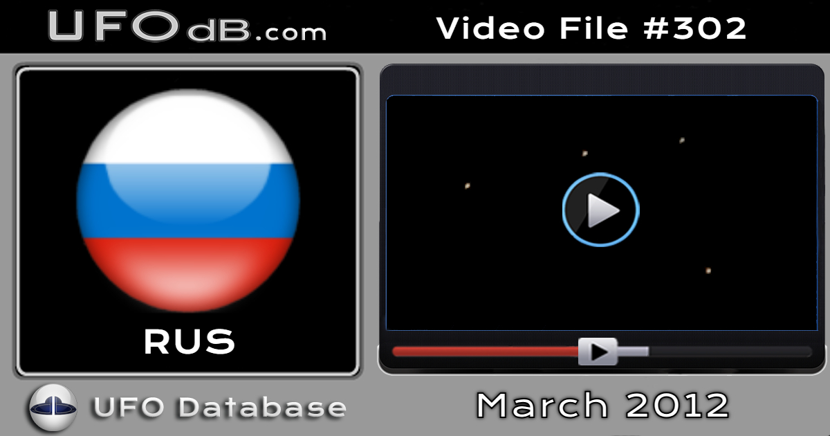 Impressive massive fleet of UFOs like an invasion near Moscow 2012